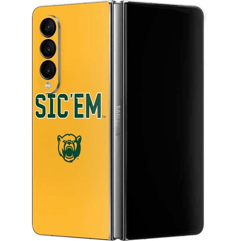 Baylor University Sic Em Galaxy Z Fold4 5G Skin